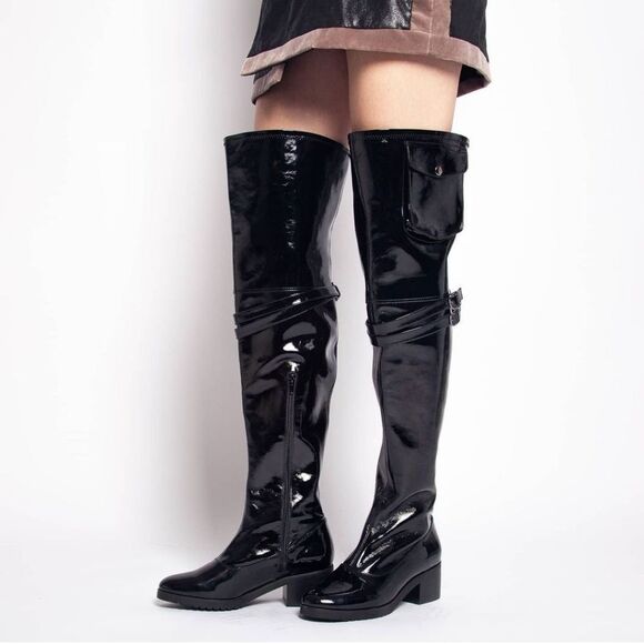 Vivienne Hu New York knee thigh high boots - Picture 1 of 5